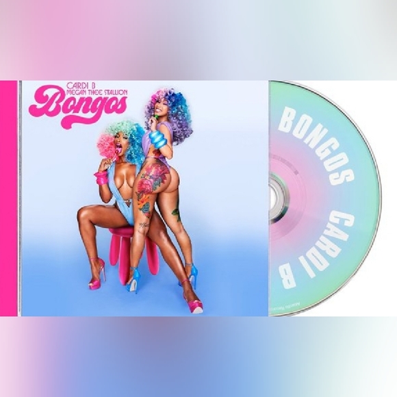 Cardi B x Megan Thee Stallion) Bongos" Limited Edition CD Single - Picture 7 of 13